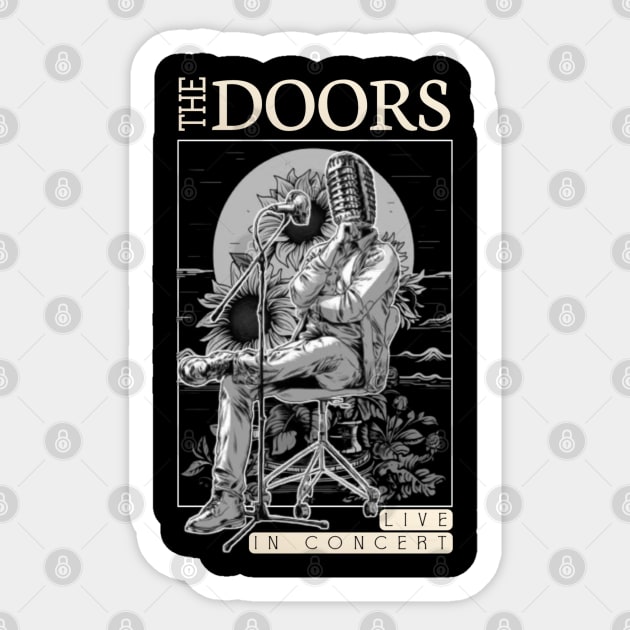 the doors Sticker by 24pass0